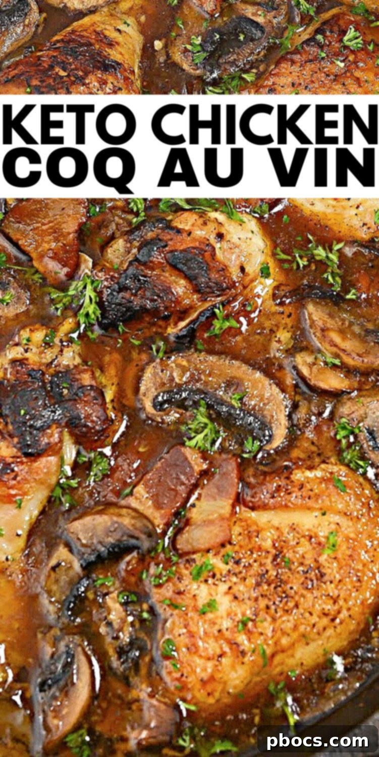 Keto Chicken Coq Au Vin