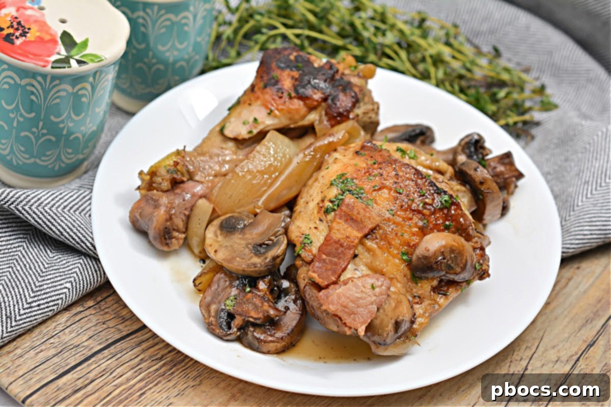 Keto Chicken Coq Au Vin