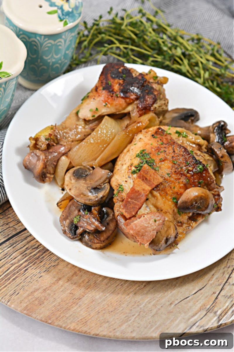Keto Chicken Coq Au Vin
