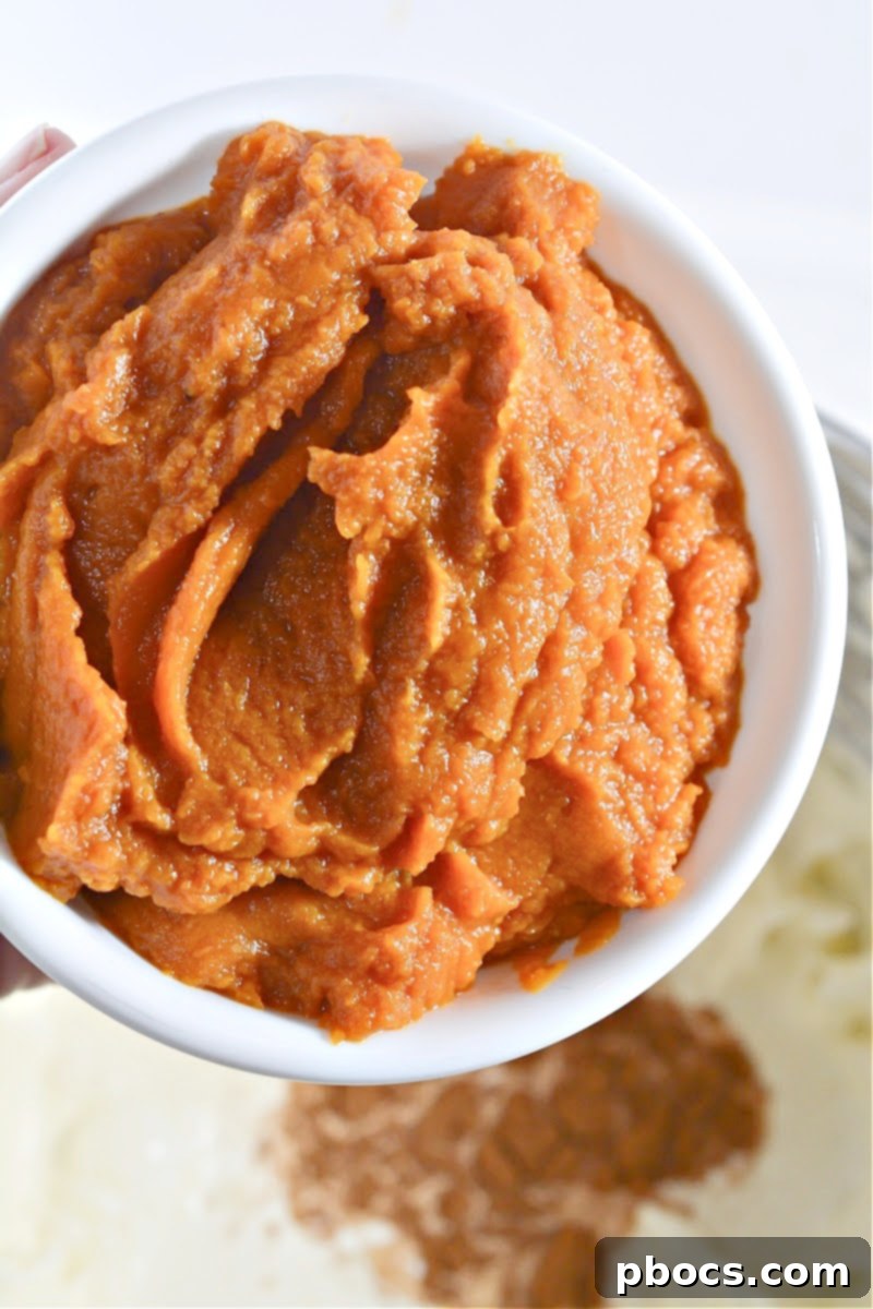 Keto Pumpkin Spice Mousse Cake 12 Step 5: Adding remaining filling ingredients