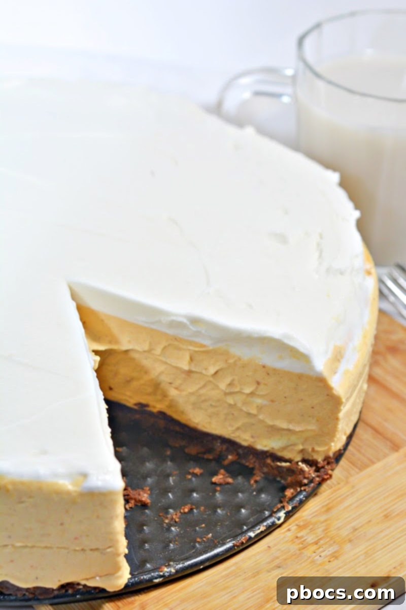 Keto Pumpkin Spice Mousse Cake 5 Pumpkin Mousse Cake - Perfect for make-ahead desserts