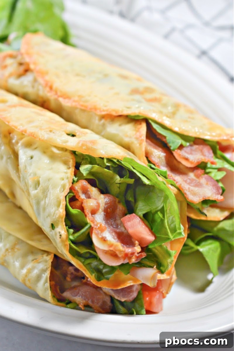 Keto Club Pinwheels 4 Keto Club Sandwich Roll Ups - Rolled up with cheese wrap.