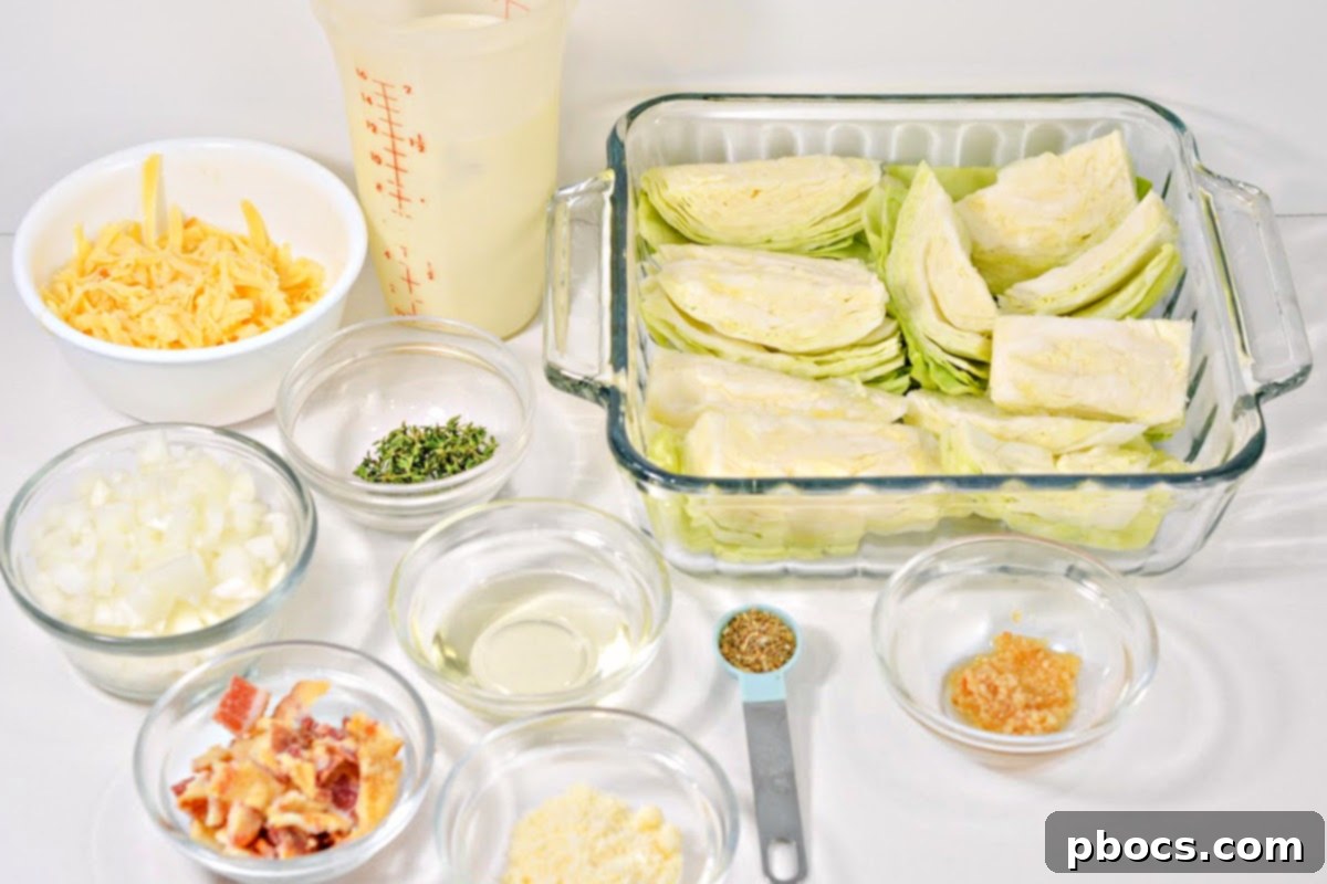 Leftover Keto Cabbage Au Gratin ready for storage