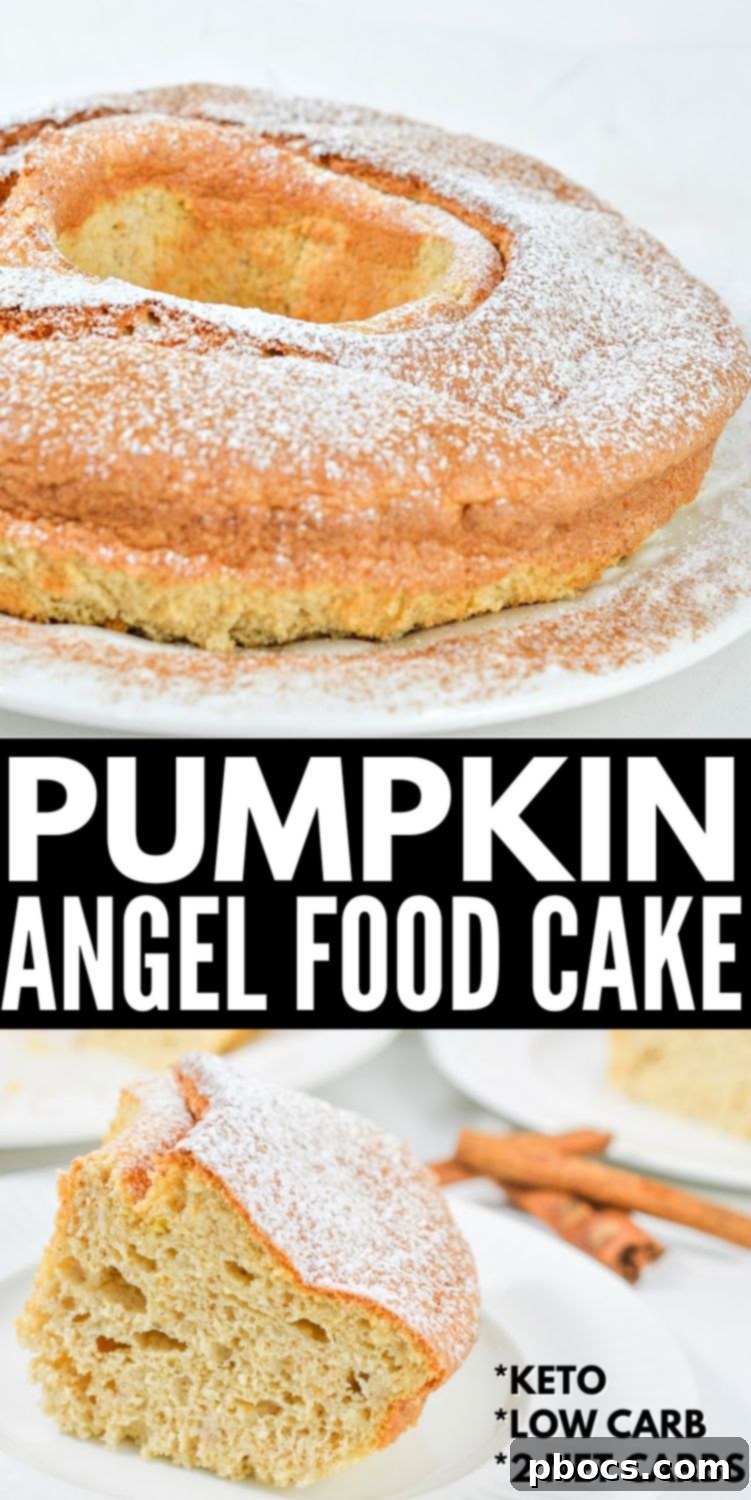 Heavenly Keto Pumpkin Cloud Cake 17 Keto Pumpkin Angel Food Cake