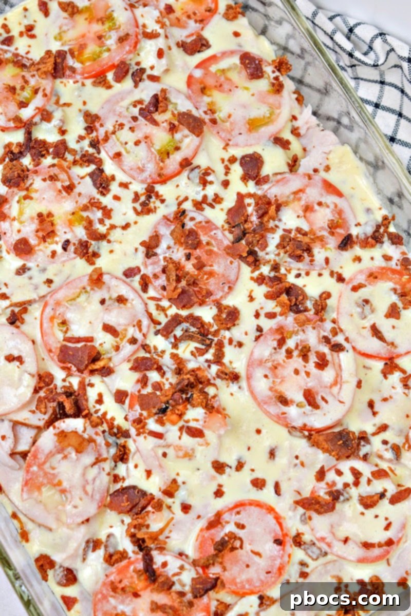 Kentucky Hot Brown Keto Bake 17 Final Baking of the Keto Kentucky Hot Brown Casserole