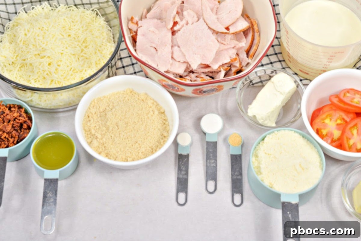 Kentucky Hot Brown Keto Bake 4 Keto Bread Layer Made with Fathead Dough for Hot Brown Casserole