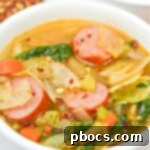 Keto Kielbasa Sausage and Vegetable Soup