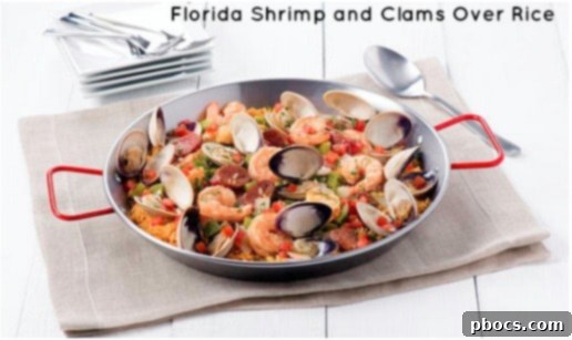 Florida Shrimp and Clams Over Rice