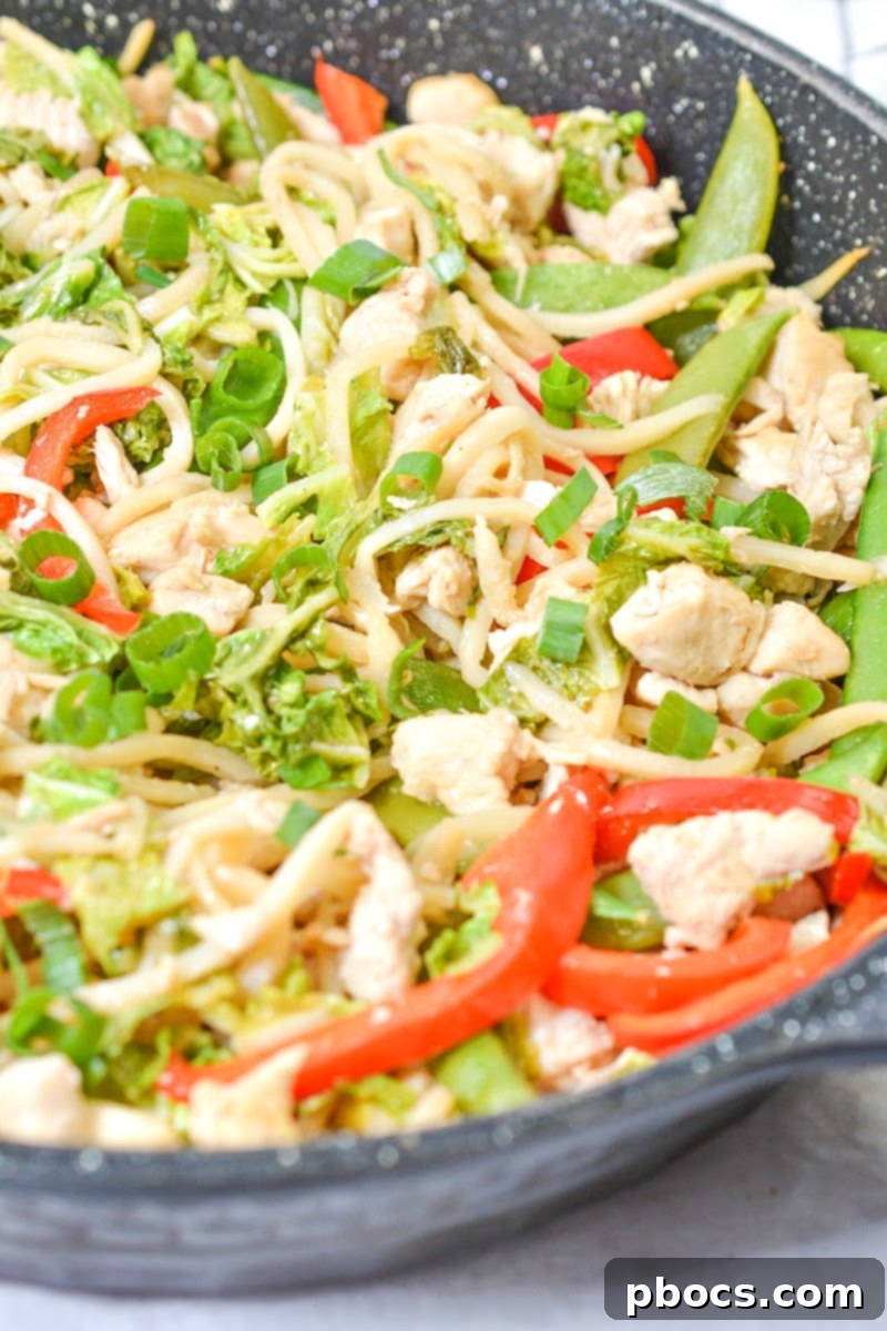 Ingredient preparation for Low Carb Chicken Chow Mein, showing fresh vegetables.