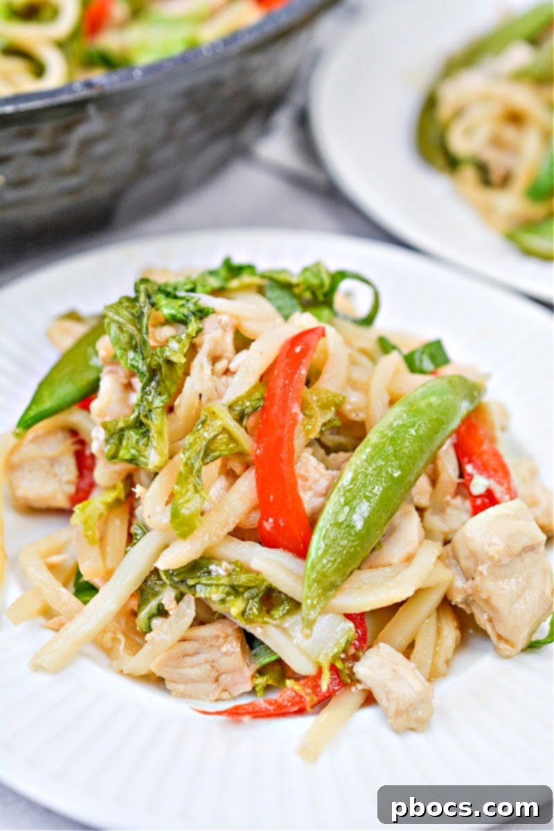 A close-up of Chow Mein noodles, highlighting their texture.