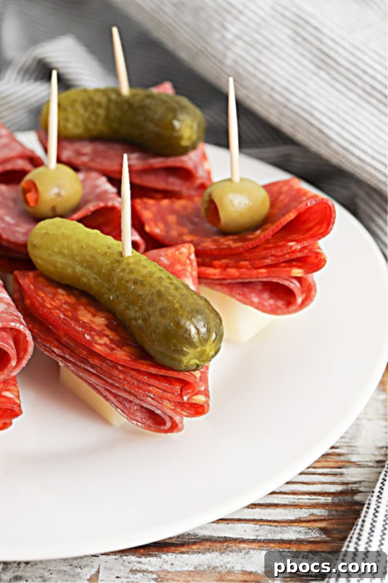 Keto Antipasto Skewers 2 Low-Carb Antipasto Bites - Delicious and Easy Keto Appetizer