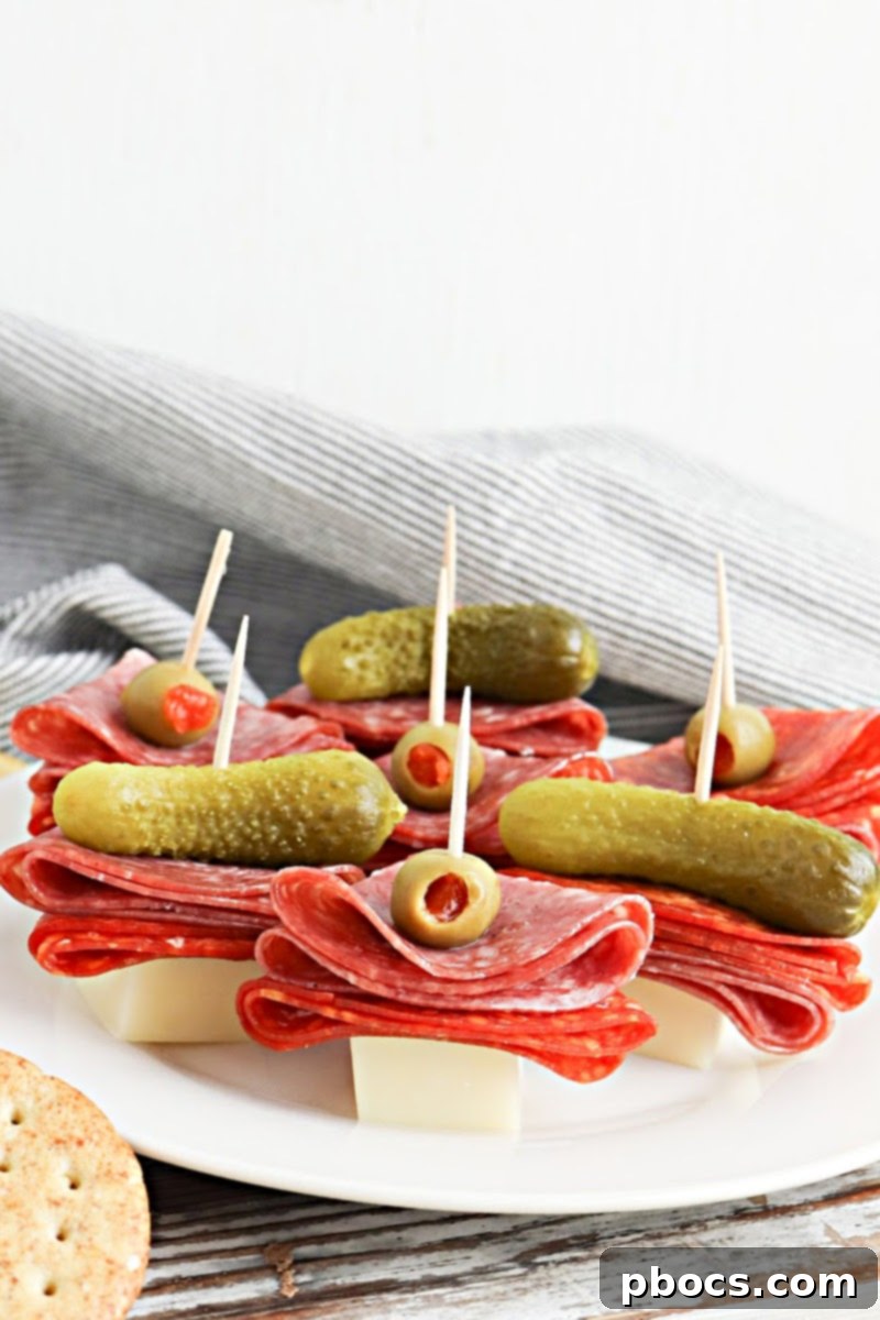 Keto Antipasto Skewers 3 Classic Italian Flavors in Low-Carb Antipasto Bites