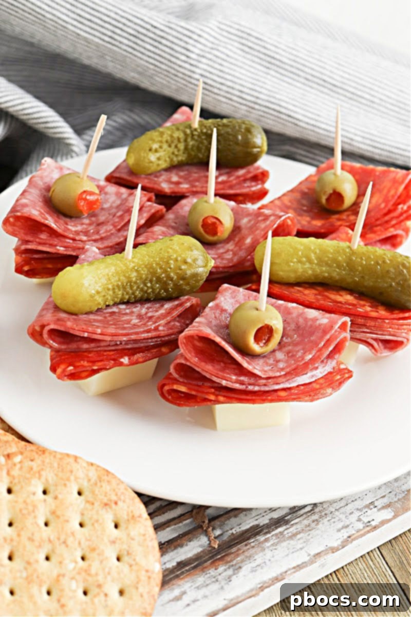 Keto Antipasto Skewers 6 High-Protein, High-Fat Keto Snacks