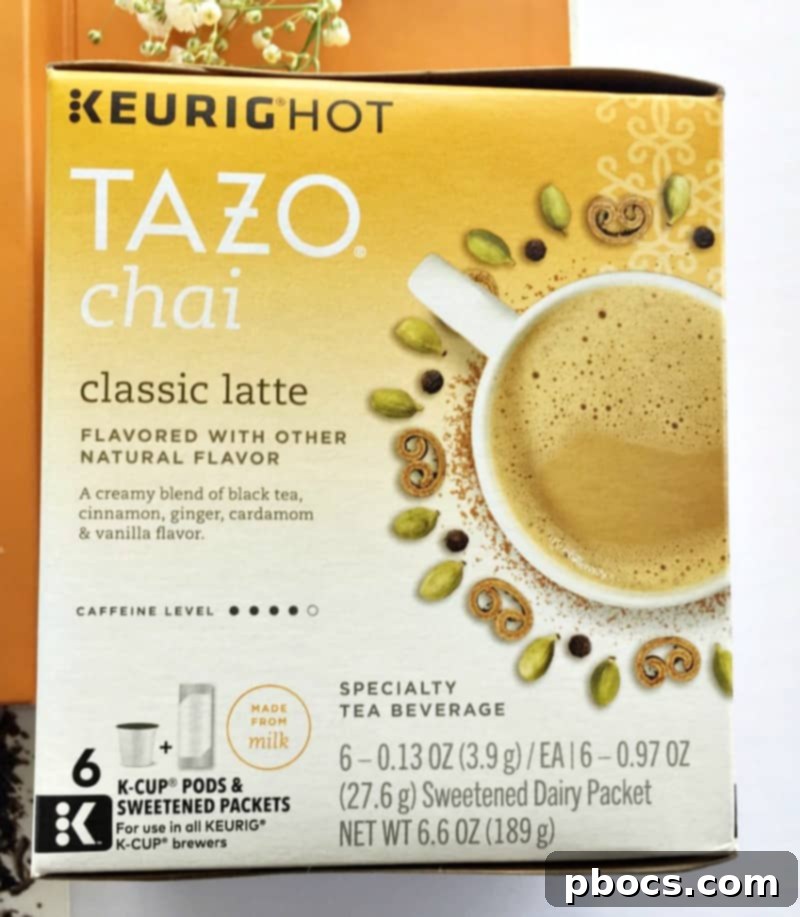 Sweet Meets Spicy With TAZO® Chai Latte