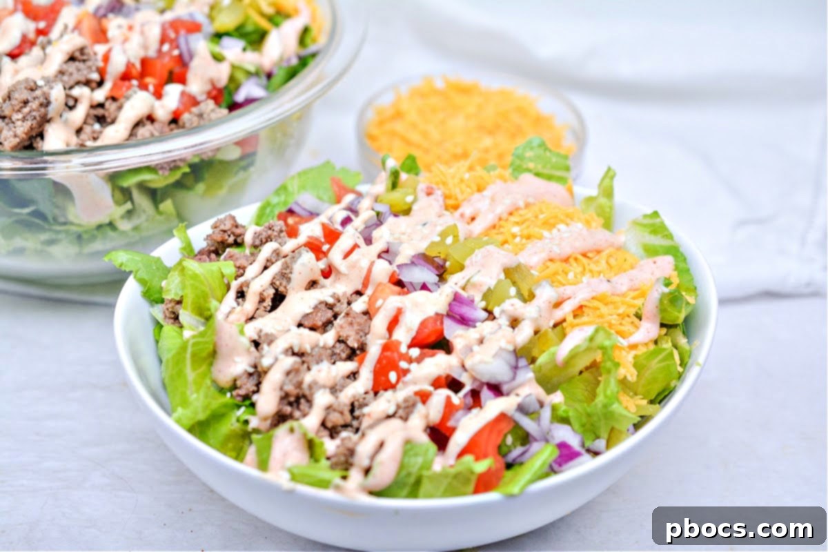 Different protein options for a low-carb salad