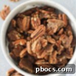 Keto Caramel Pecans
