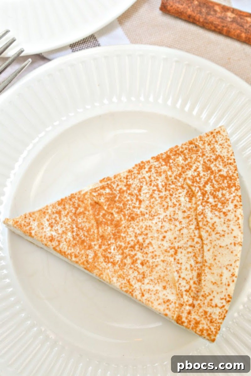 Keto Eggnog Cheesecake - delicious and healthy holiday dessert