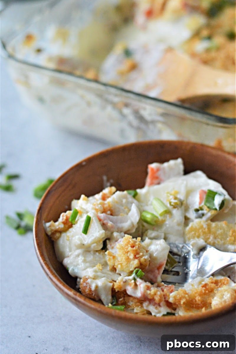 Creamy Keto Crab Rangoon Casserole 7 Serving of Keto Crab Rangoon Casserole on a plate