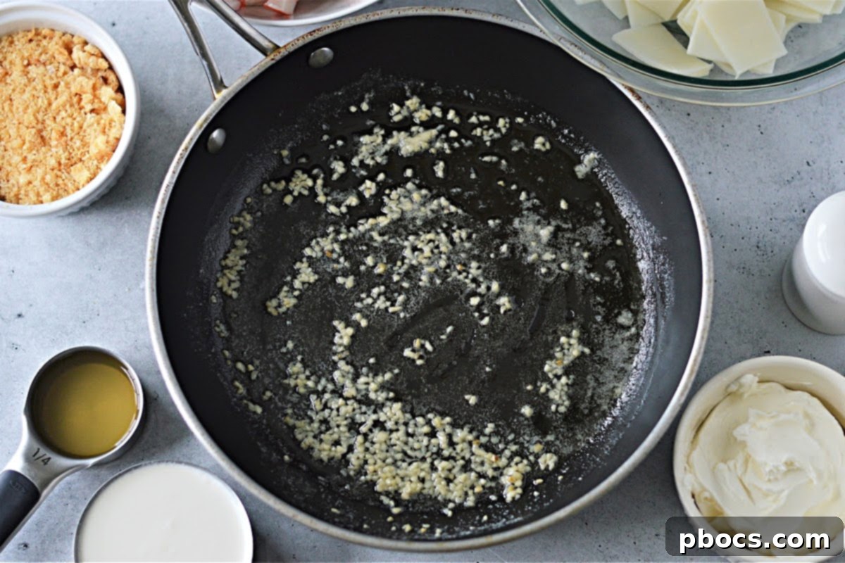 Creamy Keto Crab Rangoon Casserole 8 Greased casserole dish