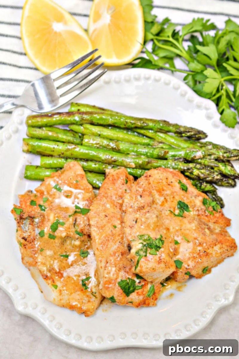 One-Pan Creamy Keto Cajun Cod & Asparagus 7 Creamy Keto Skillet Cajun Cod With Asparagus