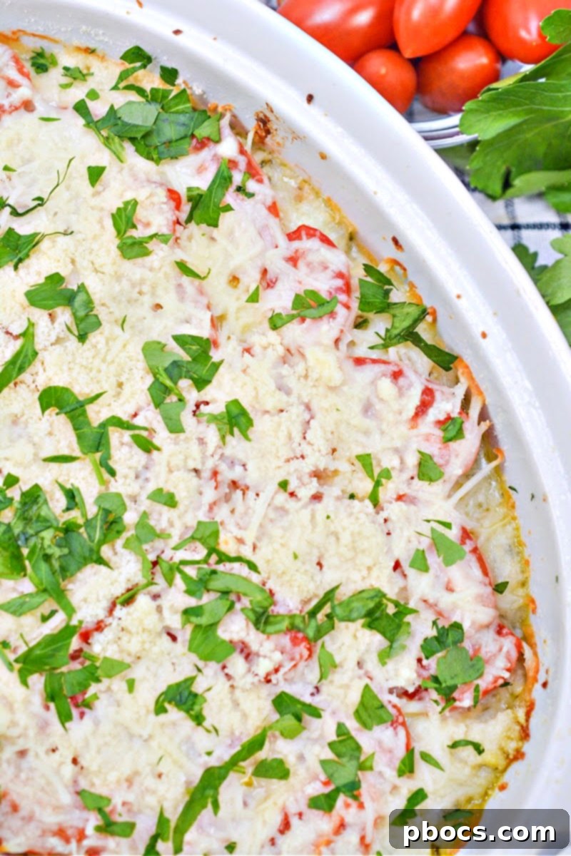 Meal Prep Friendly Keto Baked Chicken Caprese Casserole