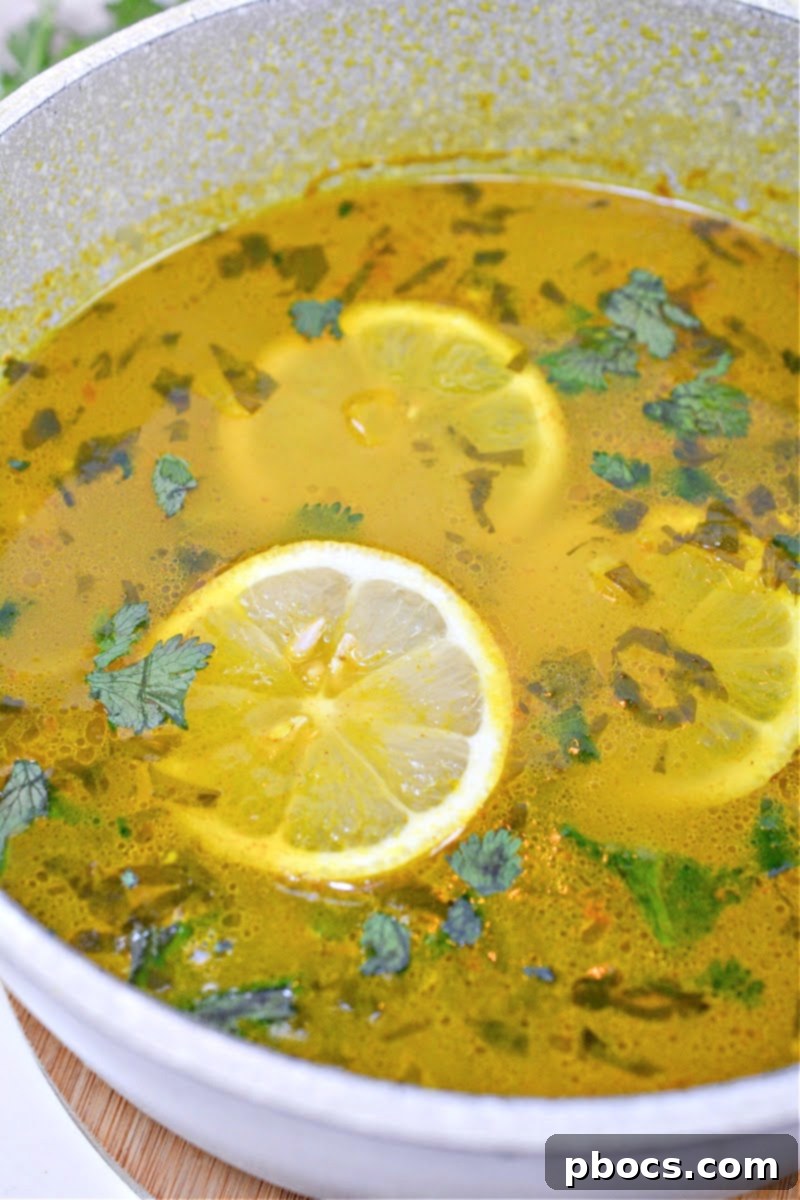 Sunshine Keto Zucchini Soup 5 Keto Turmeric Zucchini Soup - Pot Simmering on Stove