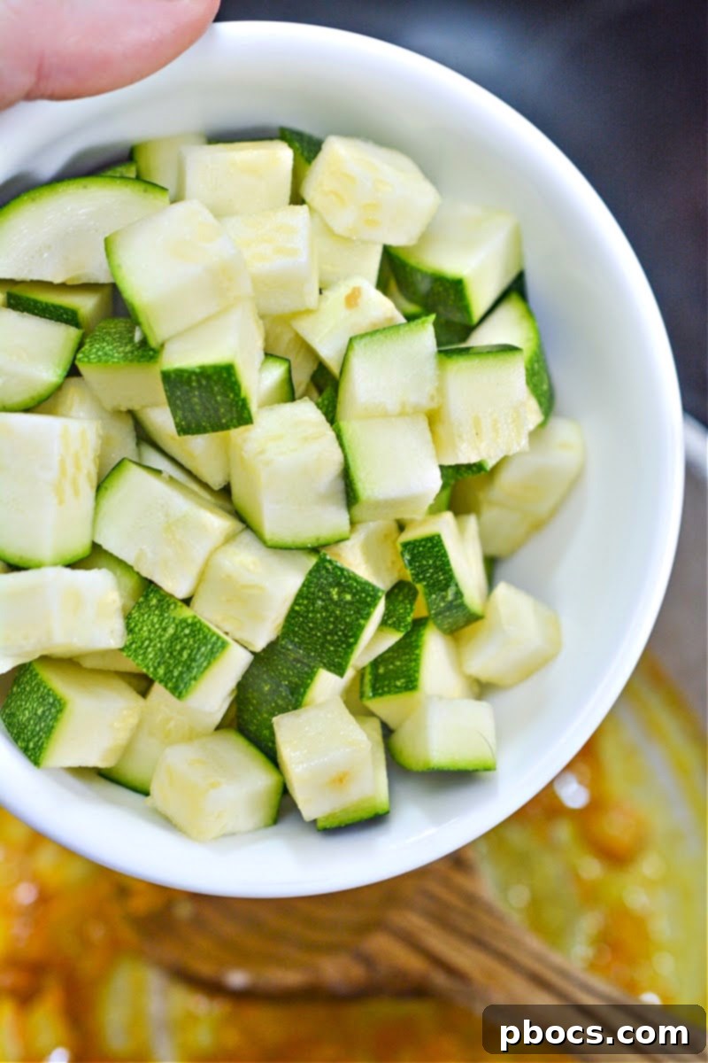 Sunshine Keto Zucchini Soup 8 Keto Turmeric Zucchini Soup - Sautéing Onions in Pot