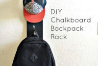 DIY Chalkboard Backpack Organizer