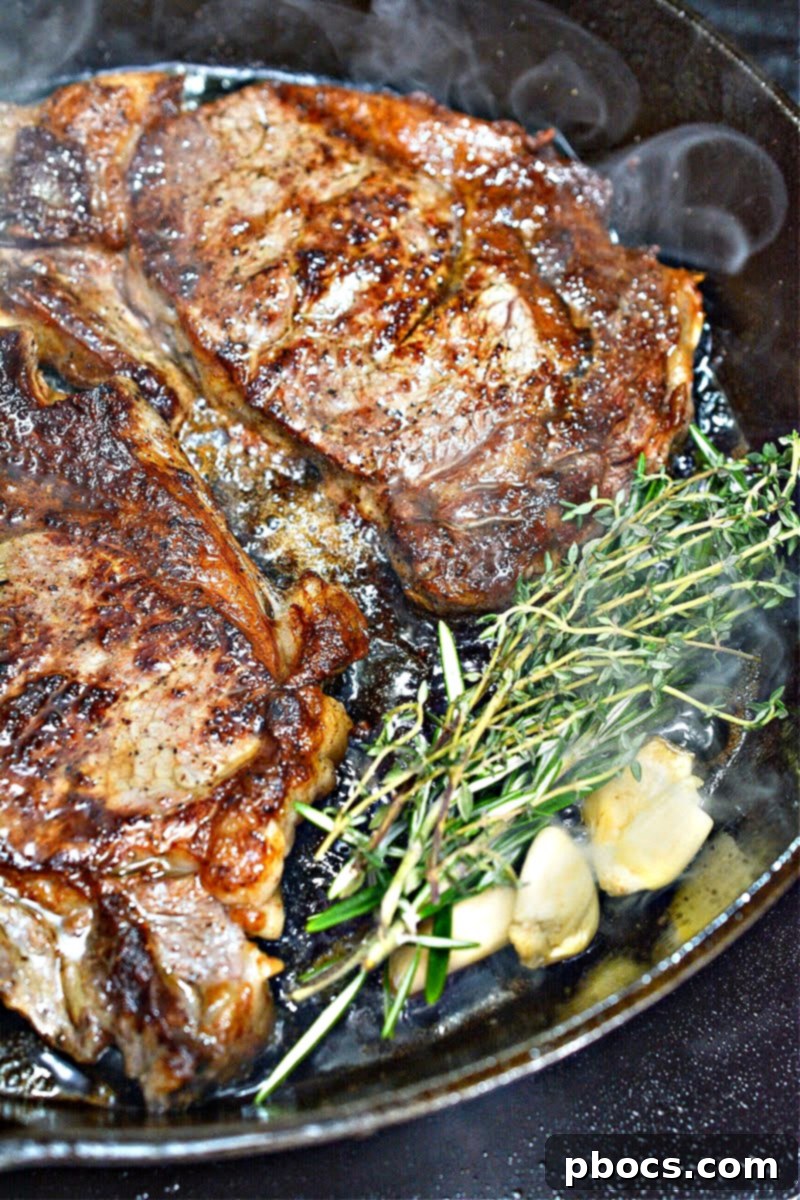 Keto Garlic Herb Ribeye Steak