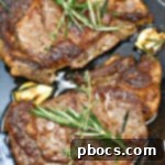 Keto Garlic Herb Ribeye Steak