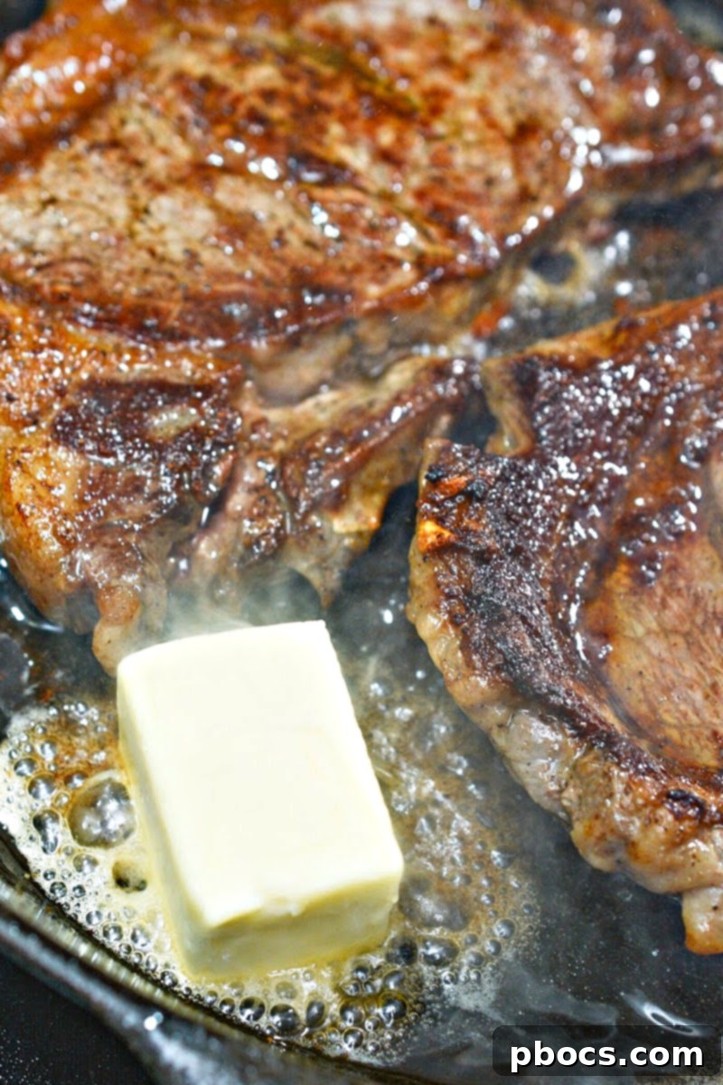 Keto Garlic Herb Ribeye Steak