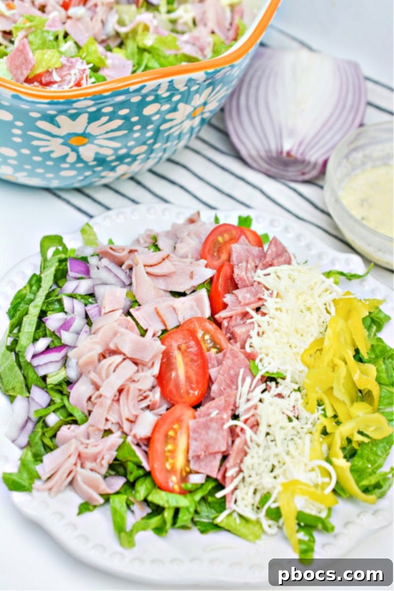 Keto Grinder Salad 2 Keto Grinder Salad: A Delicious Low-Carb Deli Creation