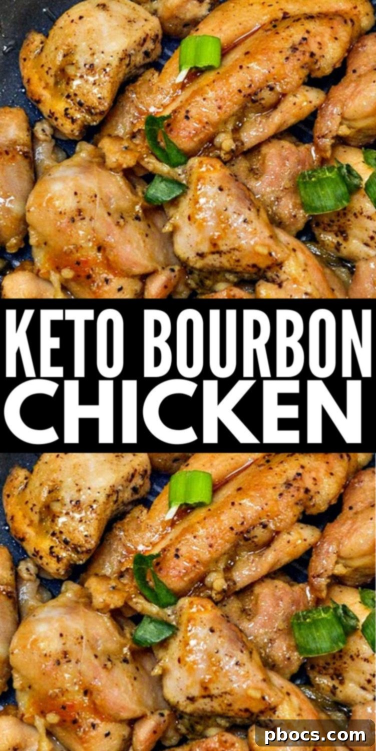 Keto Bourbon Chicken