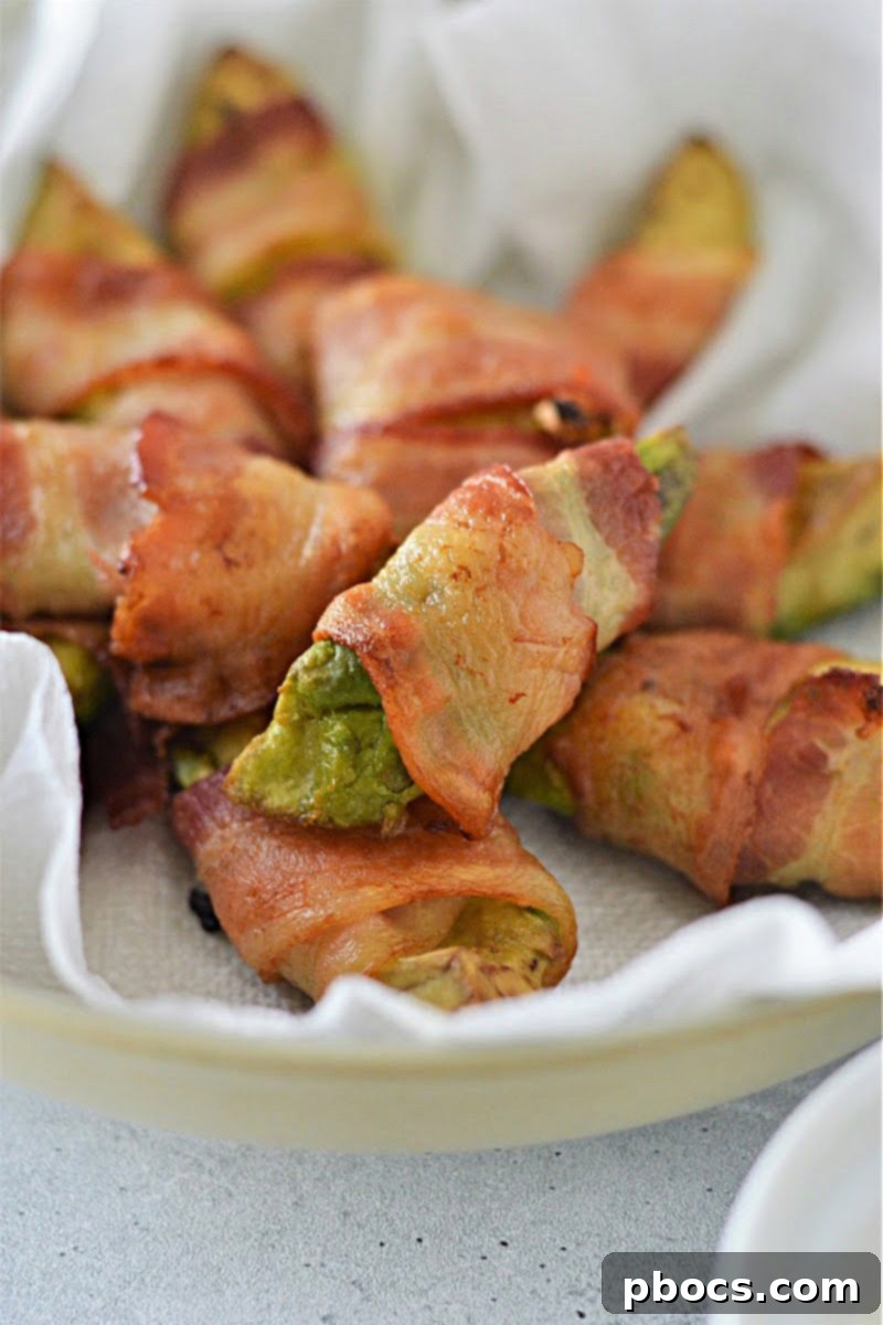 Keto Bacon Avocado Fries