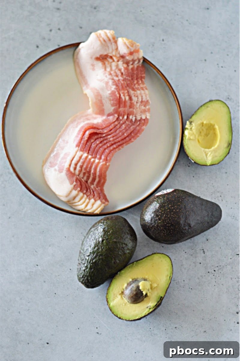 Keto Bacon Avocado Fries