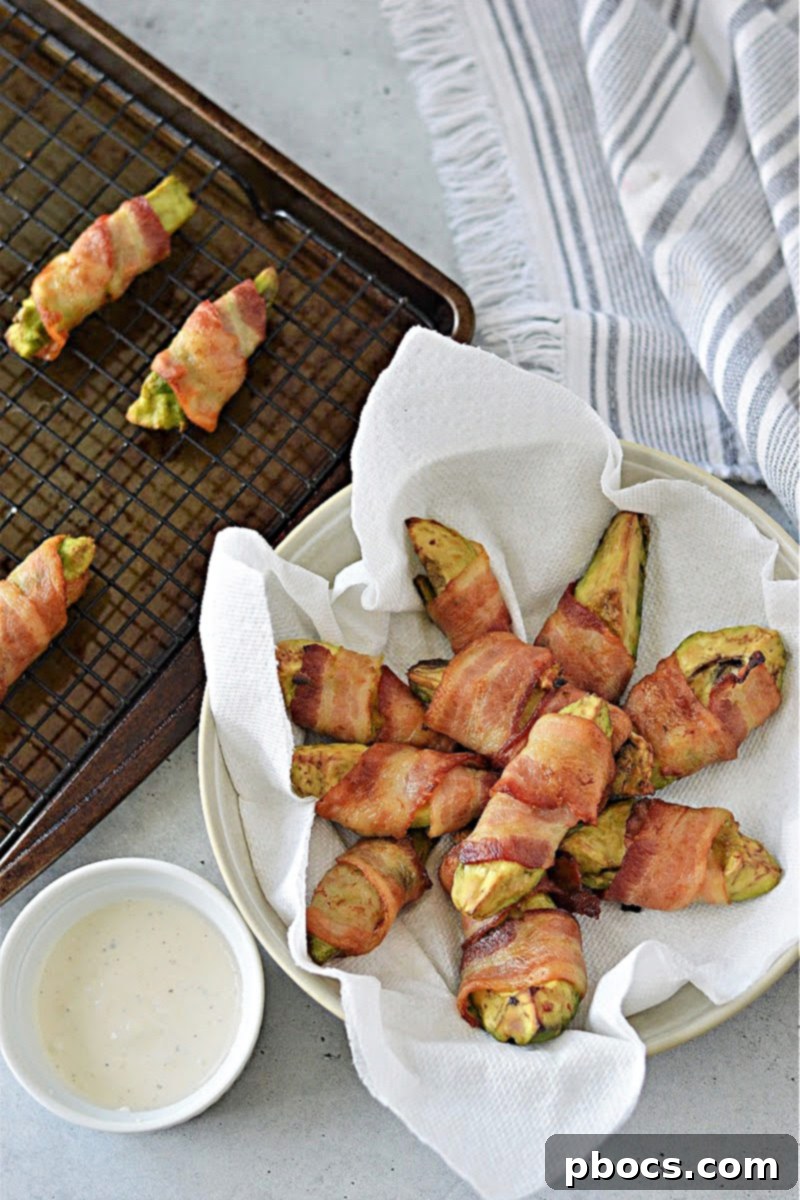 Keto Bacon Avocado Fries