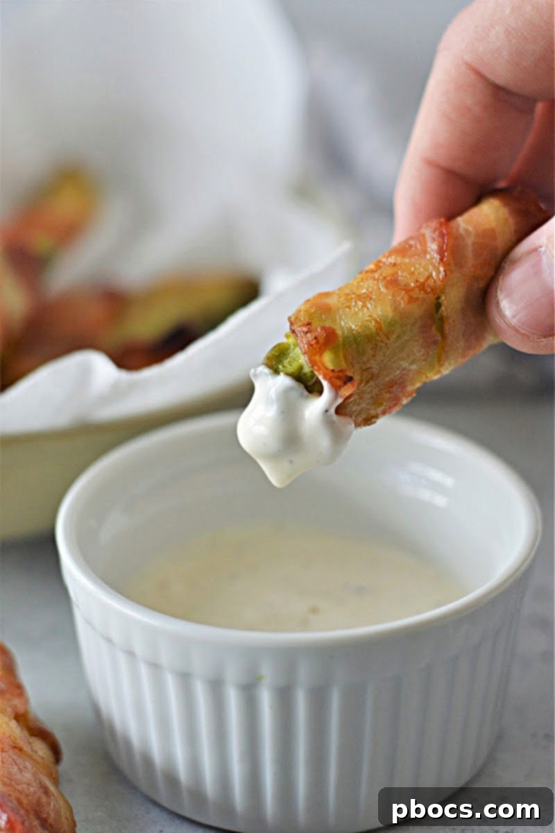 Keto Bacon Avocado Fries