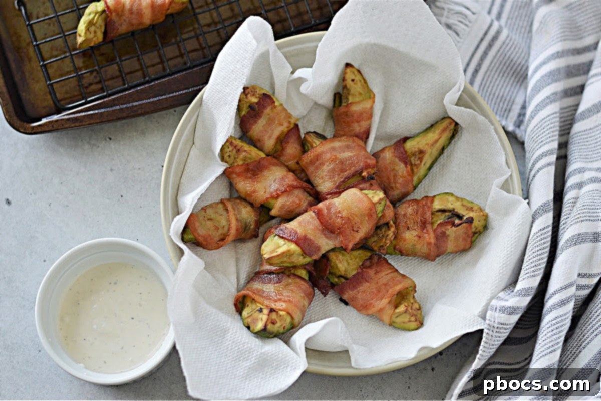 Keto Bacon Avocado Fries