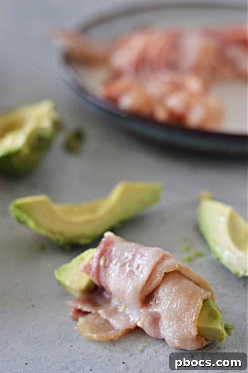 Keto Bacon Avocado Fries