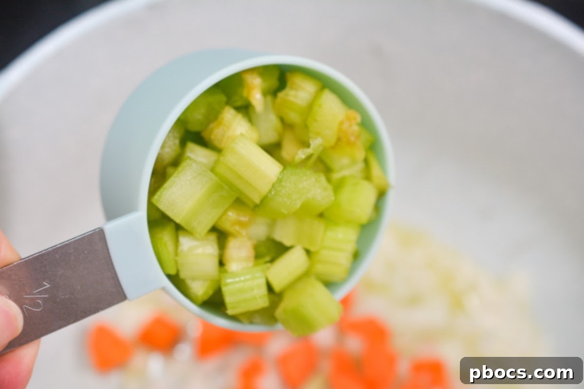 Butter melting in a large pot