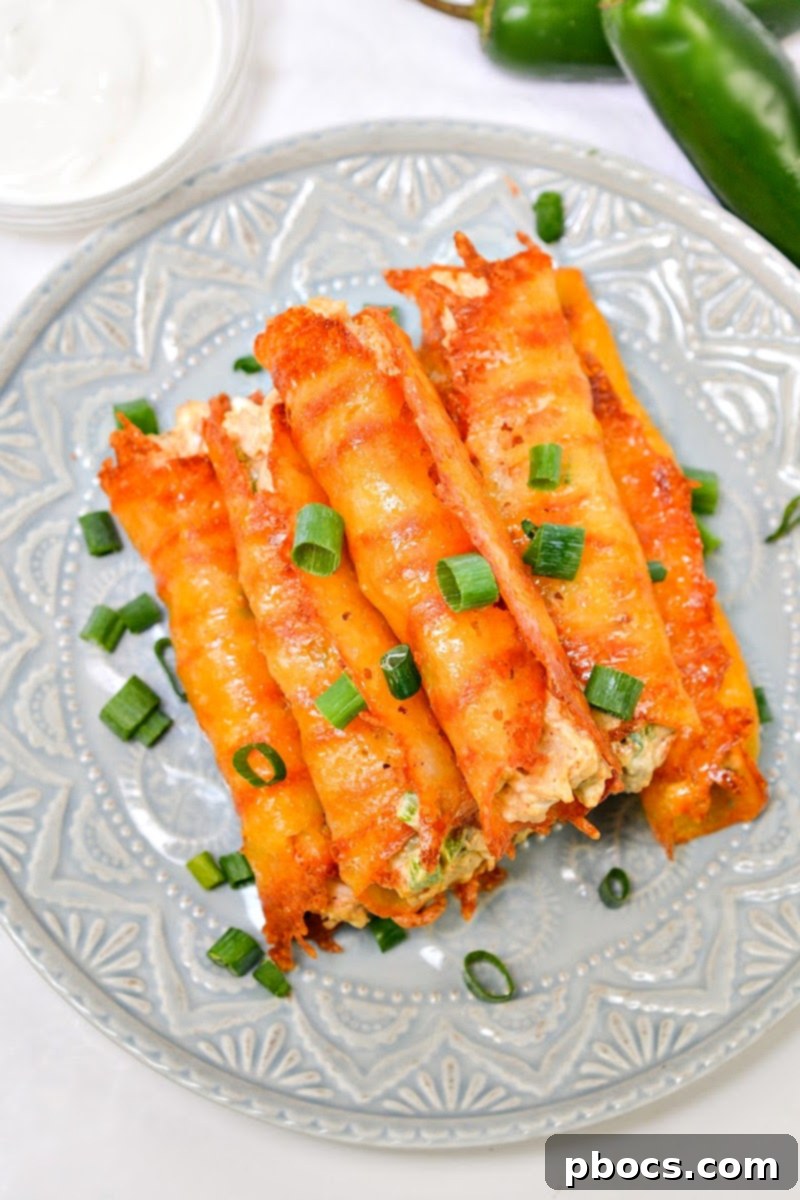 Keto Taco Seasoned Chicken & Jalapeno Roll Ups: The Perfect Low-Carb Meal