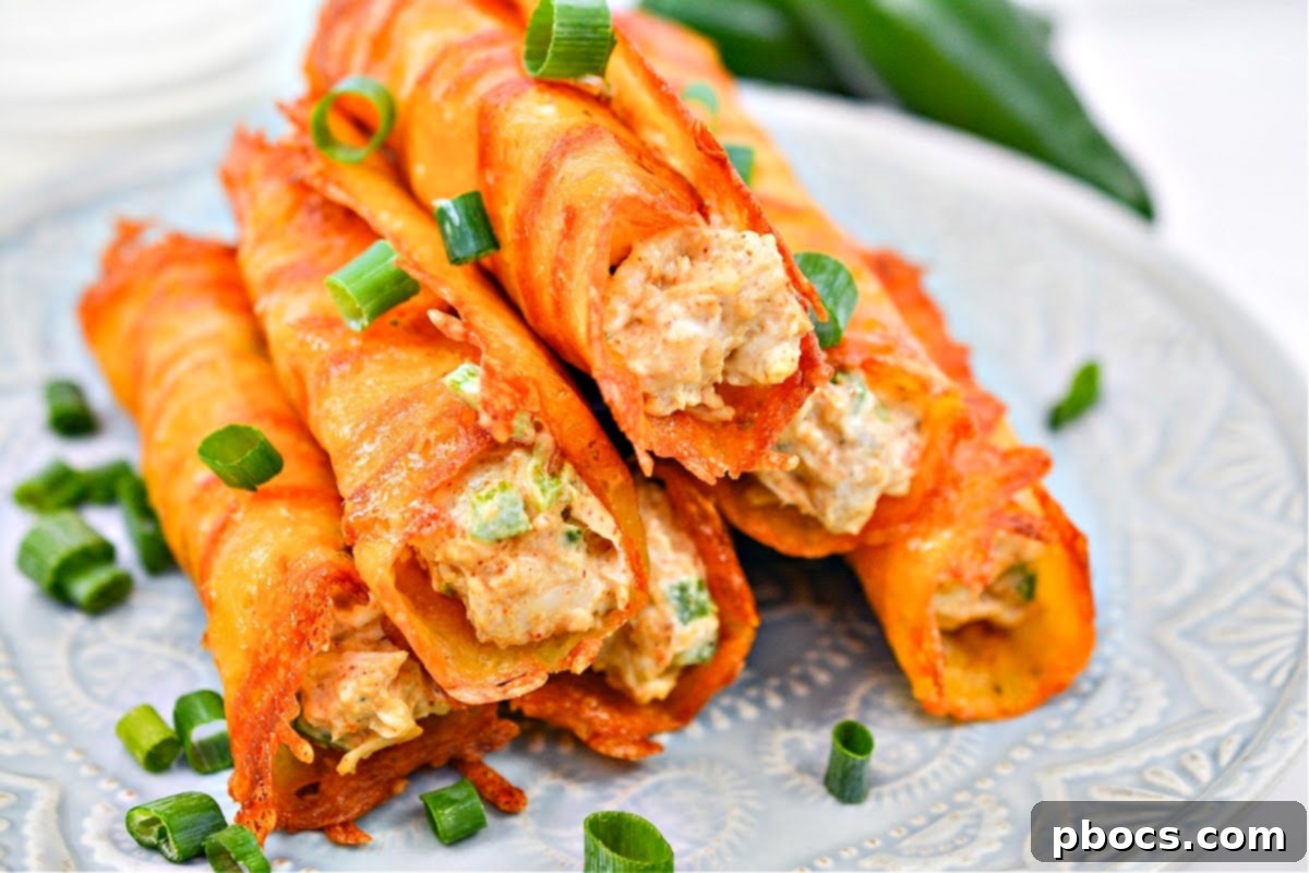 Serving Suggestions for Keto Taco Chicken & Jalapeno Roll Ups