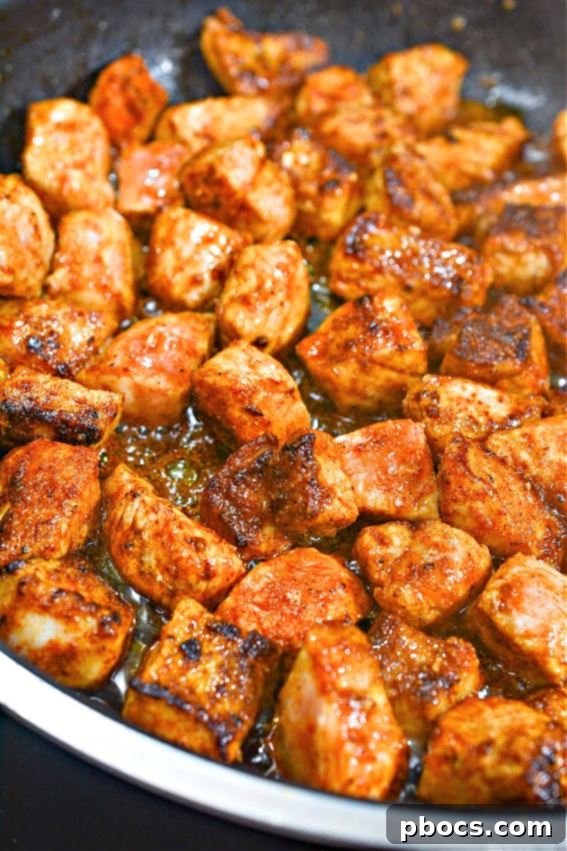 Keto Honey Garlic Pork Bites