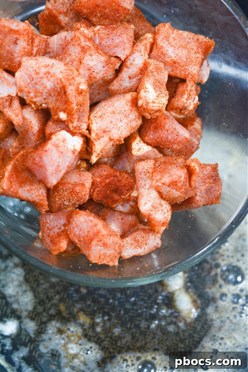 Keto Honey Garlic Pork Bites