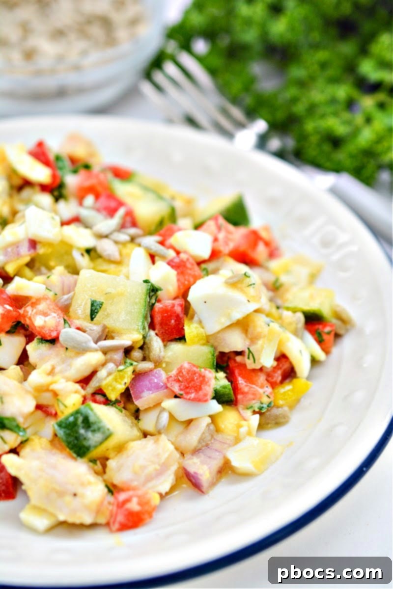 Delicious Keto TikTok Hot Girl Summer Chicken Salad, perfect for a low-carb diet