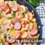 Creamy Spicy Keto Shrimp and Sausage Skillet