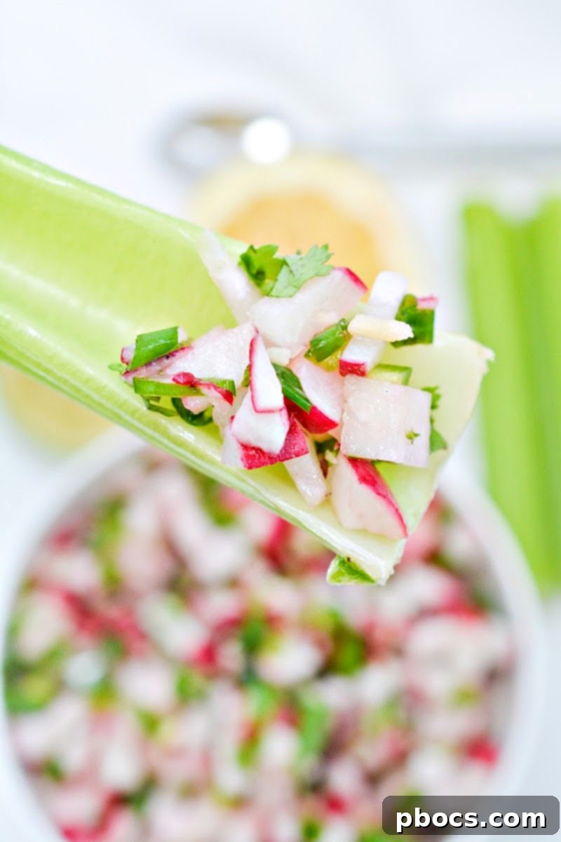 Zesty Keto Radish Salsa 6 Keto Radish Salsa