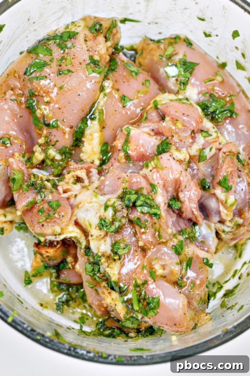 Keto Cilantro Lime Chicken Thighs