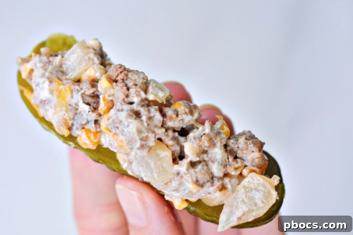 Keto Bacon Cheeseburger Pickle Bombs 12 Keto Bacon-Wrapped Cheeseburger Pickle Poppers