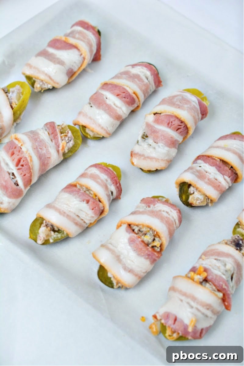 Keto Bacon Cheeseburger Pickle Bombs 13 Keto Bacon-Wrapped Cheeseburger Pickle Poppers